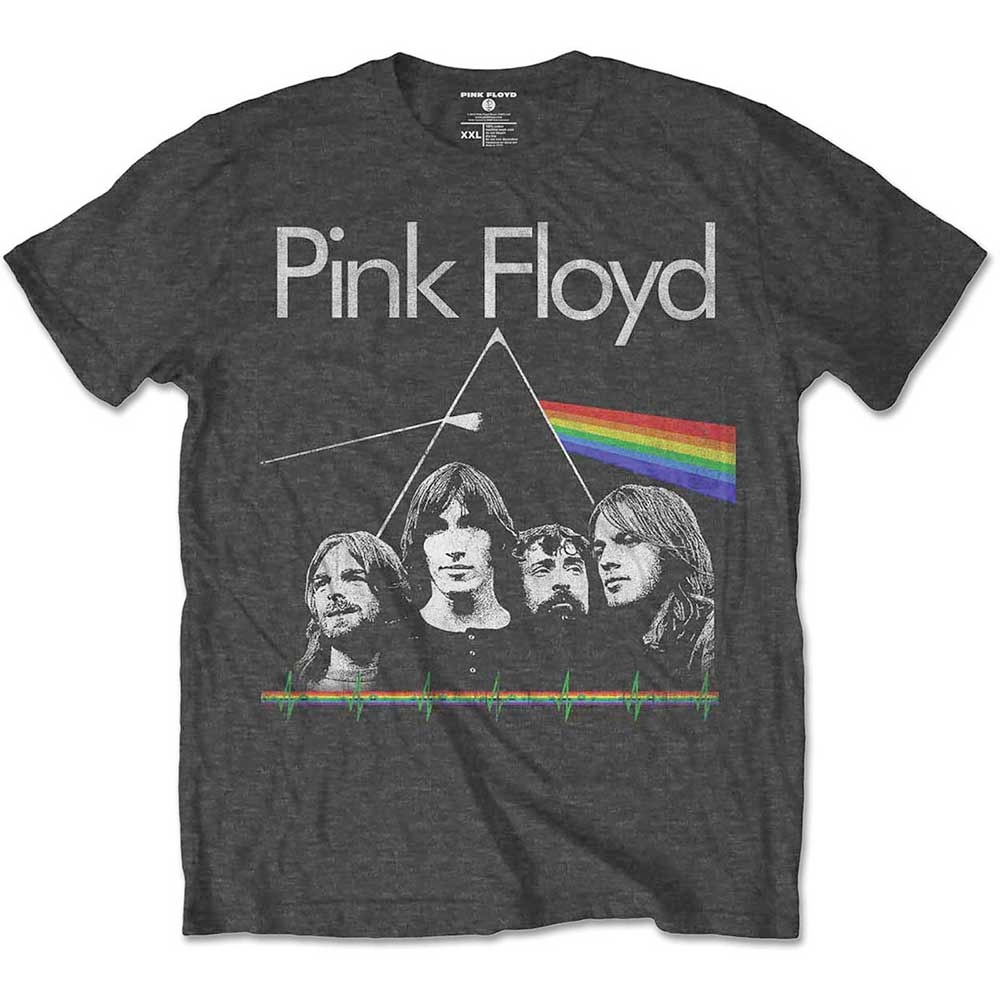 Pink Floyd - DSOTH Band & Pulse Kids Tshirt - Grey